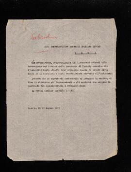 Inquadramento sindacato tabacchine - 1947
