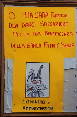 "O mia cara Fondazione"