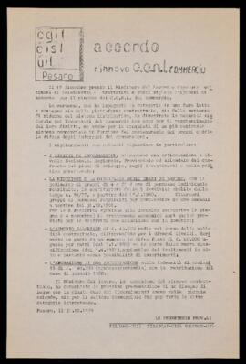 "Accordo rinnovo ccnl commercio" - 1979