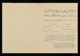 "Vittoria alla FIAT" - [1956]
