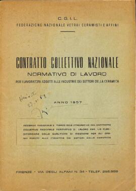 Contratto collettivo nazionale normativo di lavoro per gli operai addetti alle industrie dei settori della ceramica