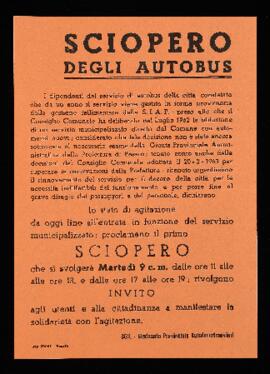 "Sciopero degli autobus" - 1963