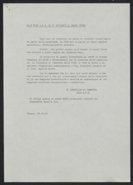 "Alla Pica si è attivato il nuovo forno" - 1989