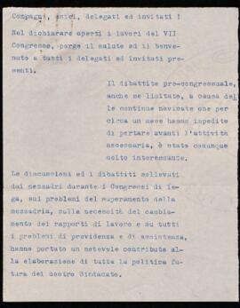 Apertura Congresso - 1963