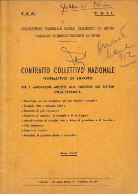 Contratto collettivo nazionale normativo di lavoro per i lavoratori addetti alle industrie dei settori della ceramica