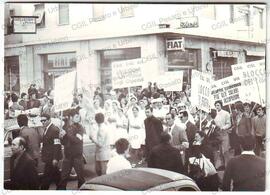 Corteo in Piazzale Lazzarini - 1969