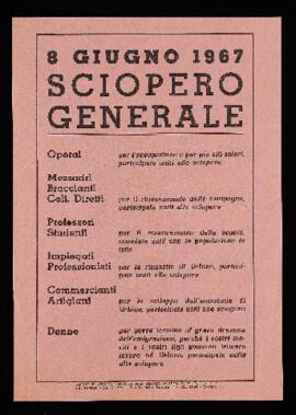 "8 giugno 1967 sciopero generale" - 1967
