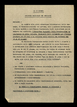 "Sciopero nazionale dei mezzadri" - [196- ]