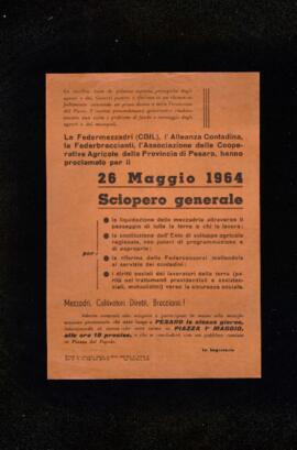 "26 maggio 1964 Sciopero generale"