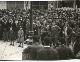Manifestazione mezzadri a Pesaro - [1957]