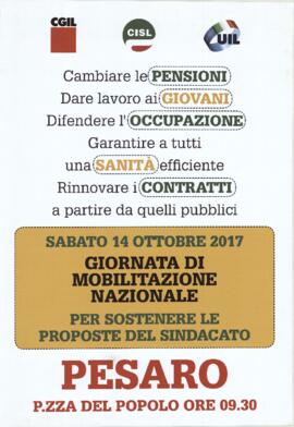 “Giornata di mobilitazione nazionale” - 2017