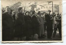 Manifestazione in Piazzale Lazzarini - [195-?]