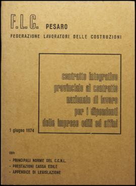 Contratto integrativo provinciale al Contratto nazionale di lavoro per i dipendenti delle imprese edili e affini