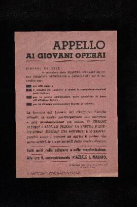 "Appello ai giovani operai" - [1967]