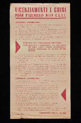 "Licenziamenti e crisi" - [1965]