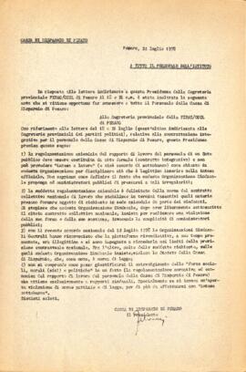 "A tutto il personale dell'Istituto"