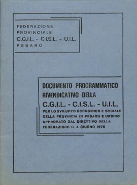 "Documento programmatico rivendicativo"
