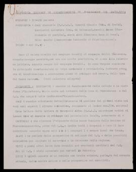 "Conferenza comunale di organizzazione di Fossombrone" 1964