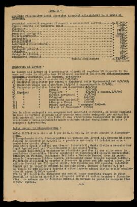 Relazione della Segreteria - [1945]