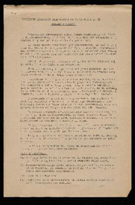 "Documento approvato dal Comitato esecutivo della Cgil di Pesaro e Urbino" - 1967