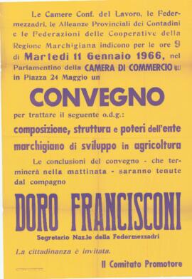 Convegno sull'Ente regionale di sviluppo - 1966