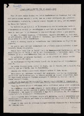 "Schema per i comizi del Primo Maggio 1965"