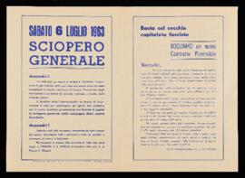 "Basta con il vecchio capitolato fascista" - 1963