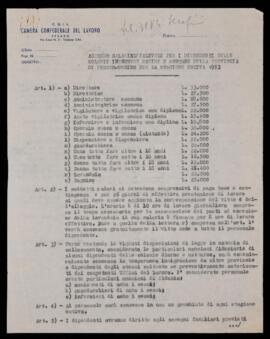Accordo dipendenti colonie marine e montane - 1953