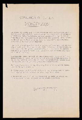 "Comunicato sulla Montedison" - [1972]