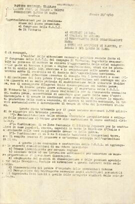 Piano del lavoro