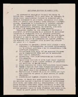 "All'Amministrazione comunale di Gabicce Mare" - 1964