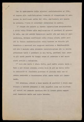 Programma elettorale
