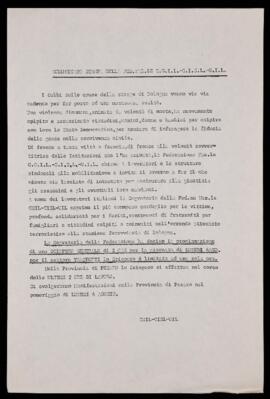 "Comunicato stampa della Fed. naz.le Cgil Cisl Uil" - [1980]