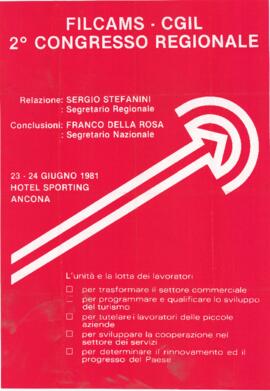 "2° Congresso regionale" - 1981