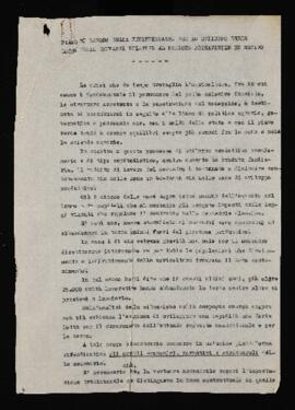 "Piano di lavoro della Federmezzadri per lo sviluppo delle lotte" - 1961