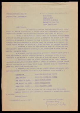 "Cari compagni"