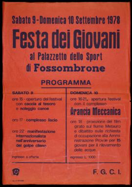 "Festa dei giovani al Palazzetto dello sport"