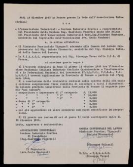 Accordo dipendenti aziende grafiche - 1963