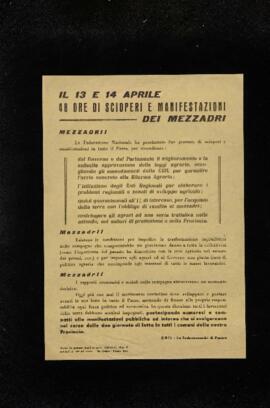 "48 ore di scioperi e manifestazioni" - 1964
