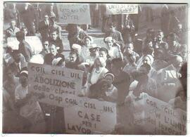 Corteo in Piazzale Lazzarini - 1969