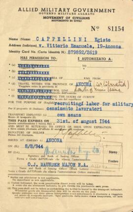 "Movimento di civili n. 81154"