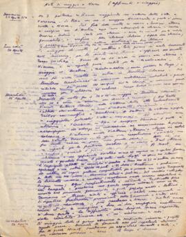 "Note di viaggio a Mosca"