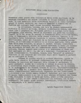 "Imprevisti della lotta clandestina"