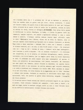 [Resoconto di Moraldo Santi sui fatti accaduti a Pola dopo l'8 settembre 1943]