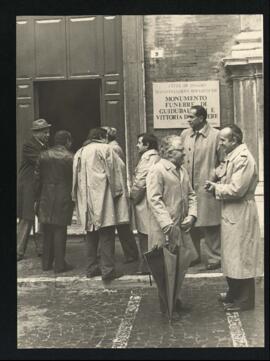 Inaugurazione del monumento funebre di Guidubaldo della Rovere
