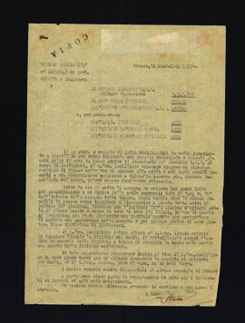 [Lettera di Luigi Pezza su un incidente avvenuto presso la caserma di Pergola]