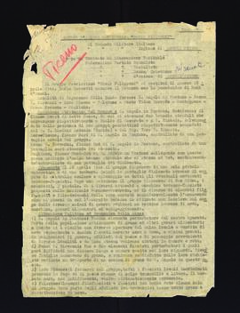 [Relazione sulla costituzione e l'attività del GAP Decio Filipponi]