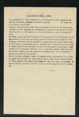 "La Costituente nella storia"