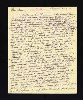 [Lettera di ringraziamento di Augusto Pantanetti per la ricezione di una fotografia]