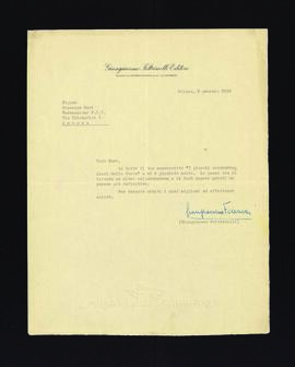 [Parere di Giangiacomo Feltrinelli sul manoscritto di Giuseppe Mari I piccoli contrabbandieri della costa]